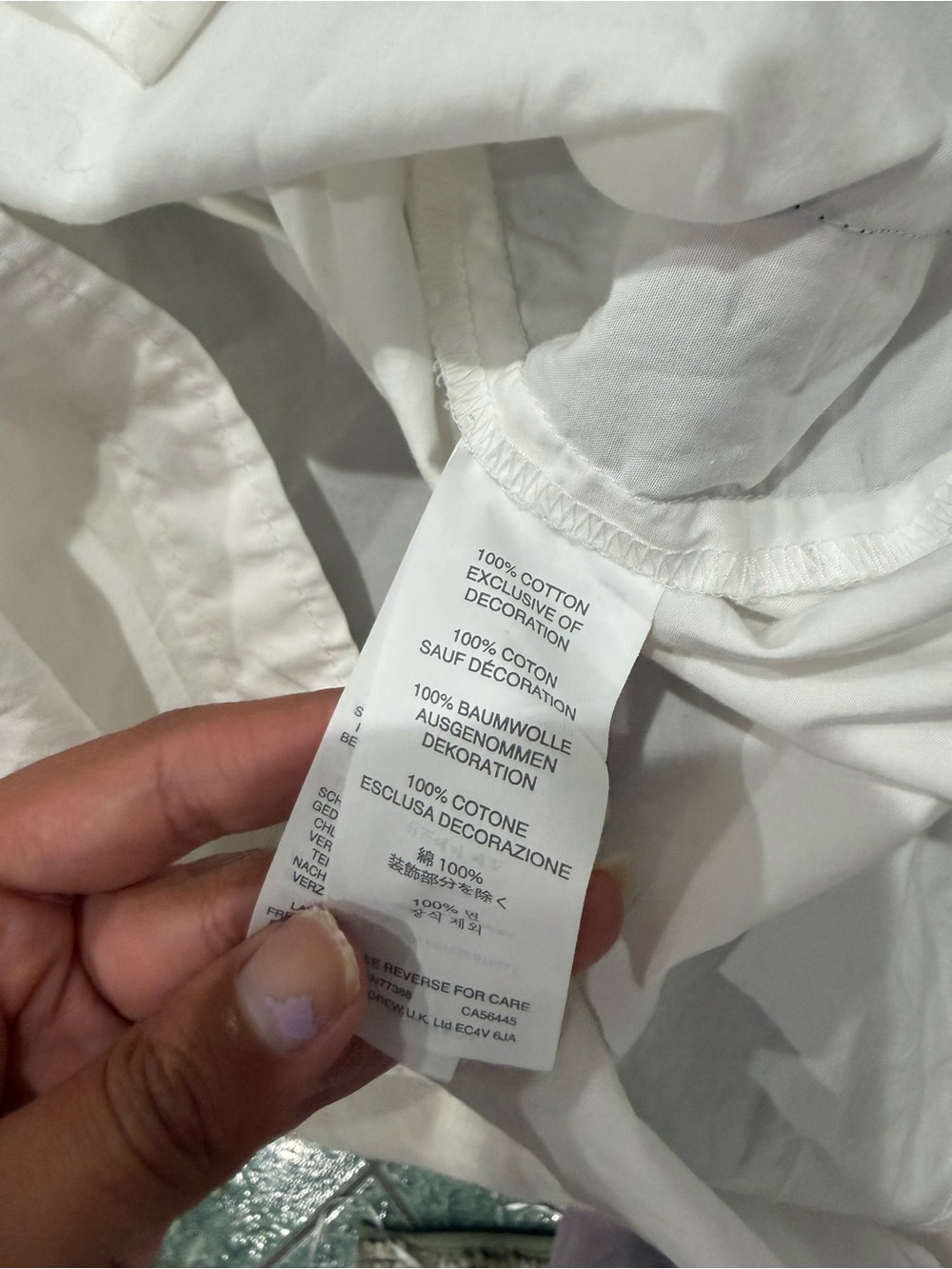 J Crew Classic White Women's Button-Down Shirt with Side Trim sz 14 - Picture 7 of 11